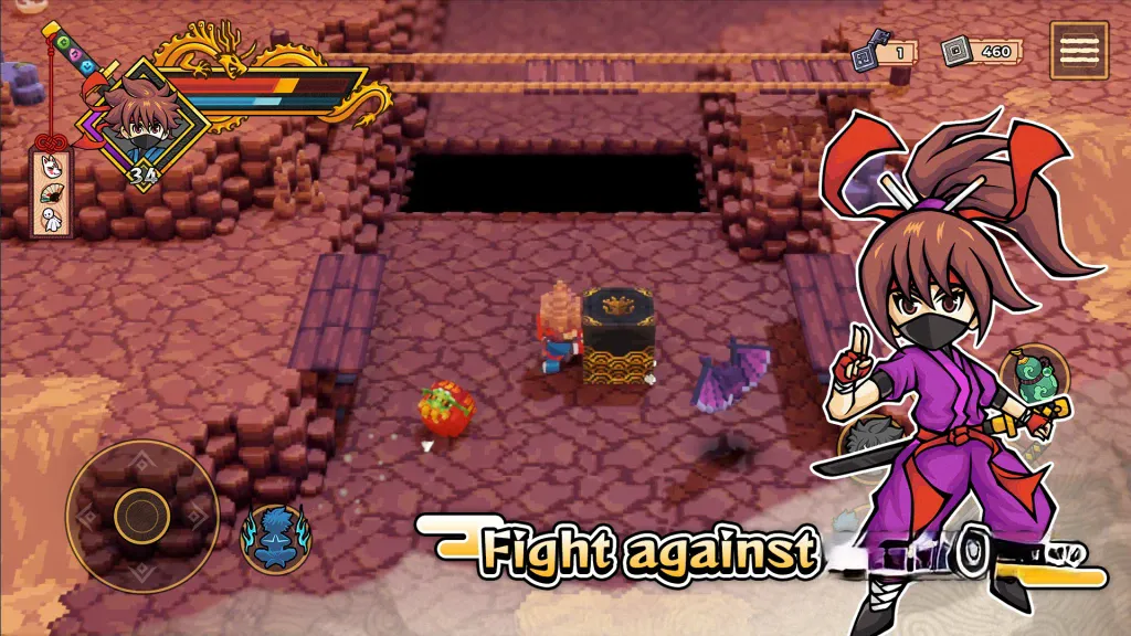 《武士刀之龙》v1.0.1，像素风武士冒险动作RPG游戏
