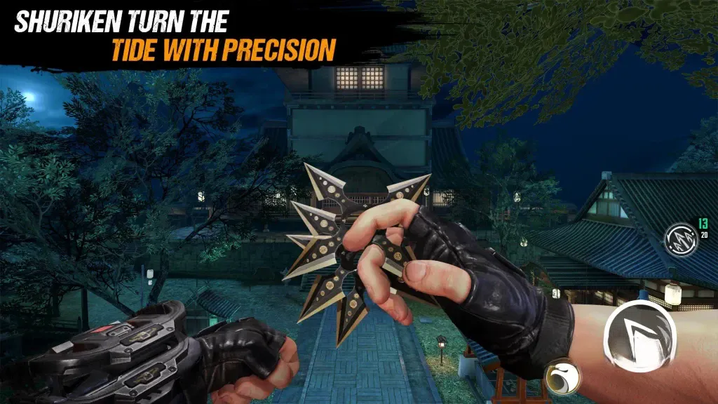 《忍者信条2》v1.2.1，使用弓箭等武器执行狙击暗杀的第一人称3D动作射击游戏