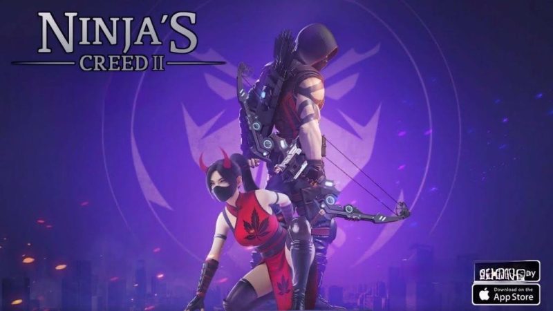 《忍者信条2》v1.2.1,使用弓箭等武器执行狙击暗杀的第一人称3D动作射击游戏-绿树游戏社区