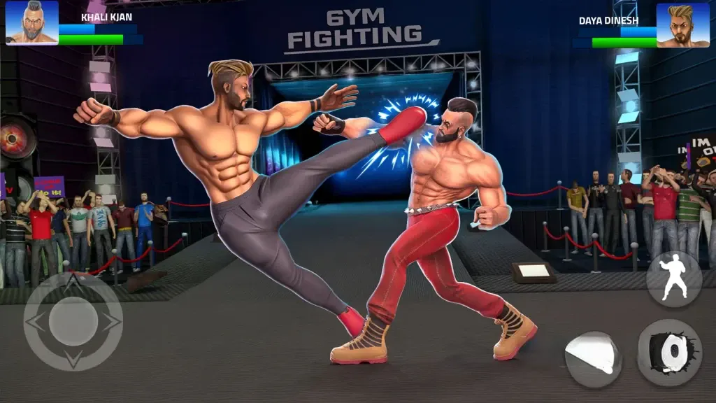 《GYM格斗》v1.21.4，运用跆拳道、泰拳等多种风格的格斗游戏