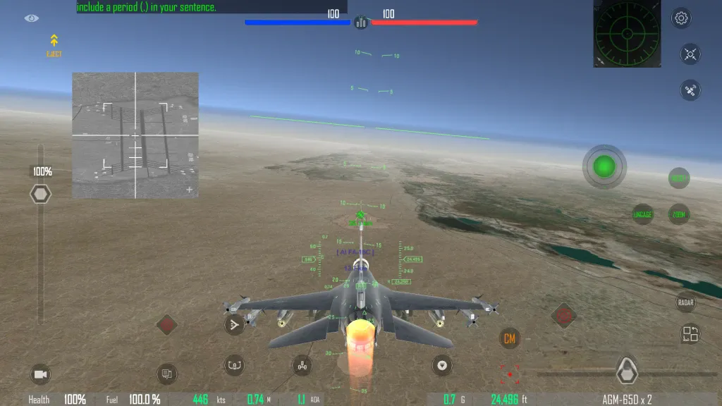 《GS4真实空战》v3.57.09，高拟真度手机飞行模拟空战射击游戏