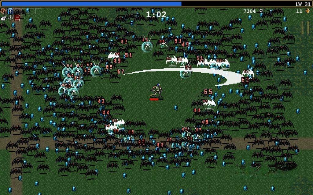《吸血鬼幸存者》v1.15.109，steam好评如潮的肉鸽弹幕射击游戏里程碑之作