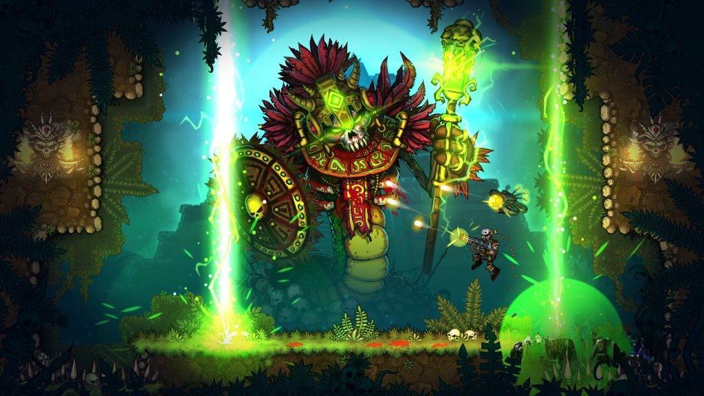 《恶棍英雄》v1.8.19，steam特别好评的高画质2D横版快节奏肉鸽动作射击游戏