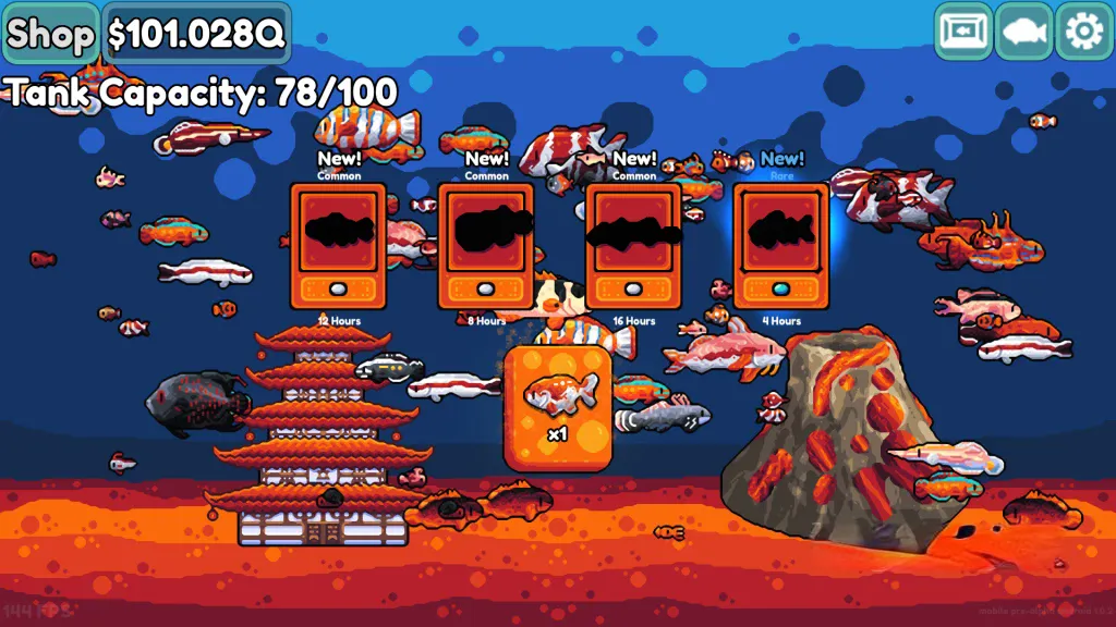 《轻松水族馆》v1.1.1， steam特别好评的像素风放置模拟游戏