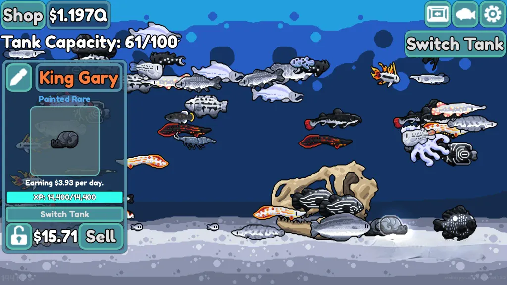 《轻松水族馆》v1.1.1， steam特别好评的像素风放置模拟游戏