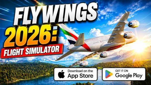 《Flywings 2026 飞行模拟器》v26.06.17,移动端高拟真飞行模拟游戏-绿树游戏社区