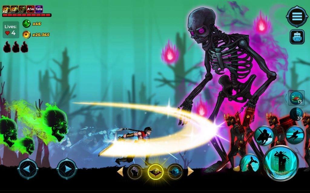 《英雄荣耀救世主》v1.14.0，类银河恶魔城日式忍者横版动作冒险游戏