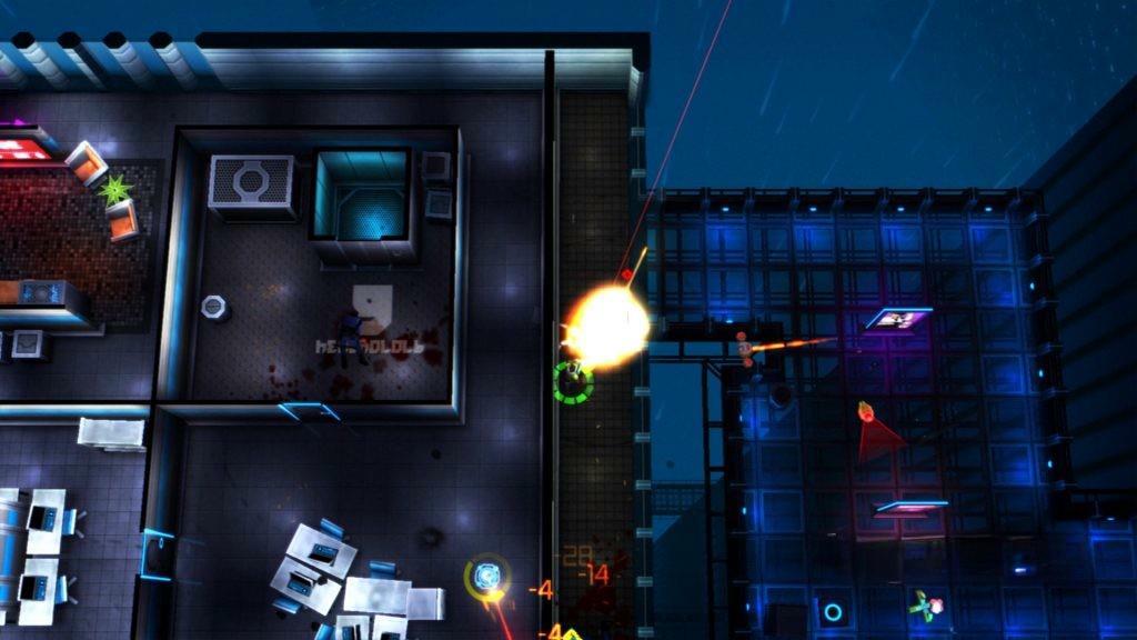 《霓虹铬》v1.1.3.009，steam特别好评的赛博朋克风格双摇杆射击游戏