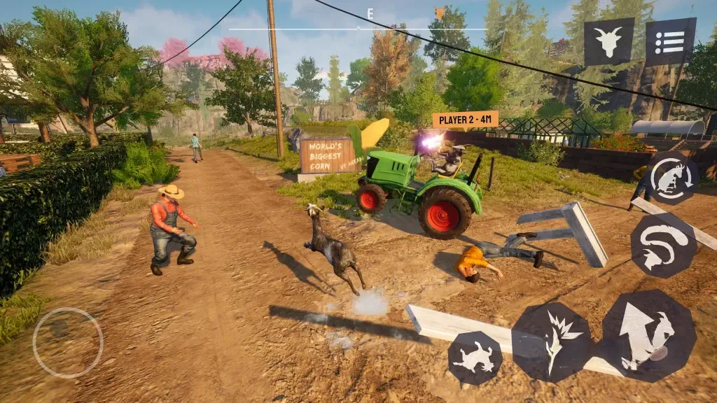 《模拟山羊3系列合集》，steam好评如潮的无厘头破坏开放世界沙盒动作游戏