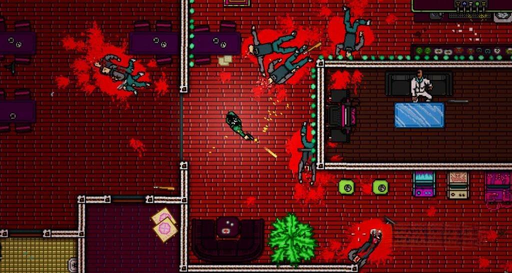 《迈阿密热线2：空号》v0.8.1，steam特别好评的复古暴力美学像素风快节奏动作射击游戏