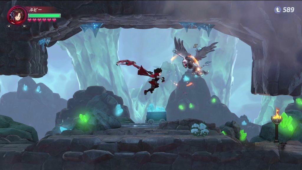 《RWBY：冰雪的弓矢》v1.0，四位女主角实时切换的2D横版动作游戏