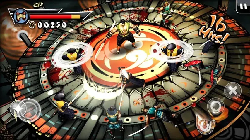 《武士2：复仇》，和风动漫渲染风格的俯视角超爽快武士刀动作砍杀游戏