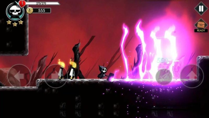 《死神大冒险》v0.8.2,扮演死神之子手持镰刀砍杀的横版动作游戏-绿树游戏社区