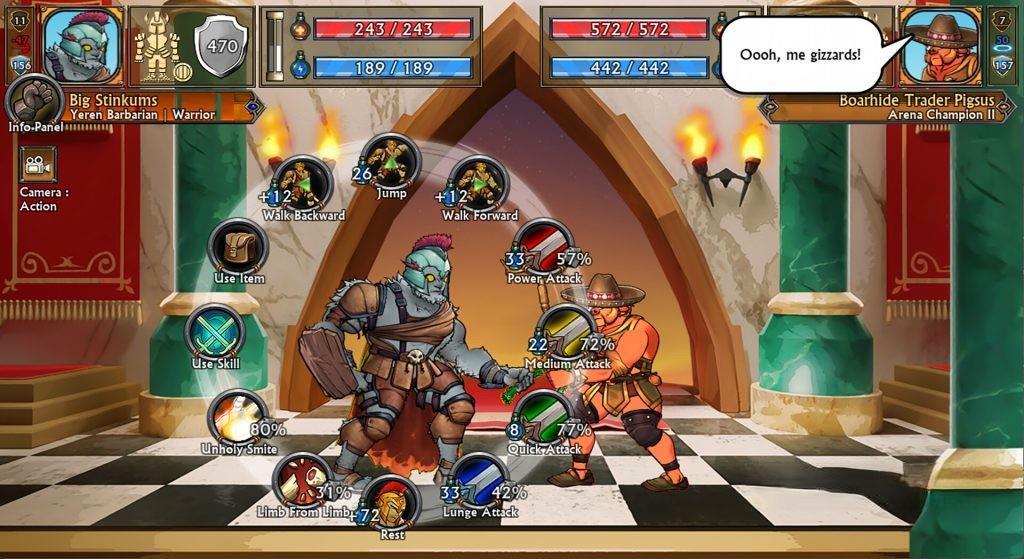 《剑与凉鞋3：重锻版》v1.0.9.B，steam特别好评的竞技场格斗角色扮演游戏