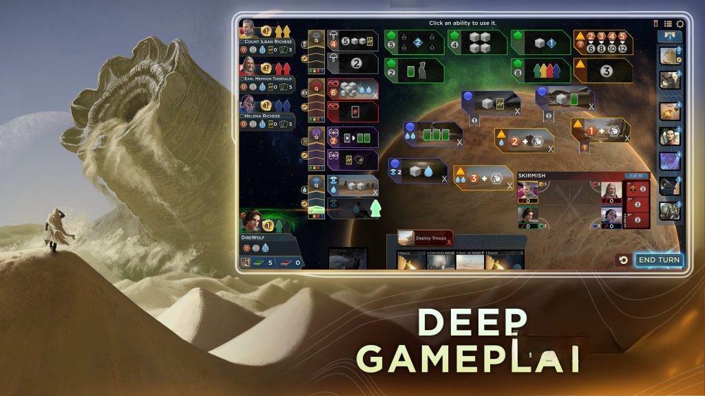 《沙丘：帝国》v4.0.9.1737，Steam特别好评的融合牌库构筑与工人放置机制的桌面策略游戏