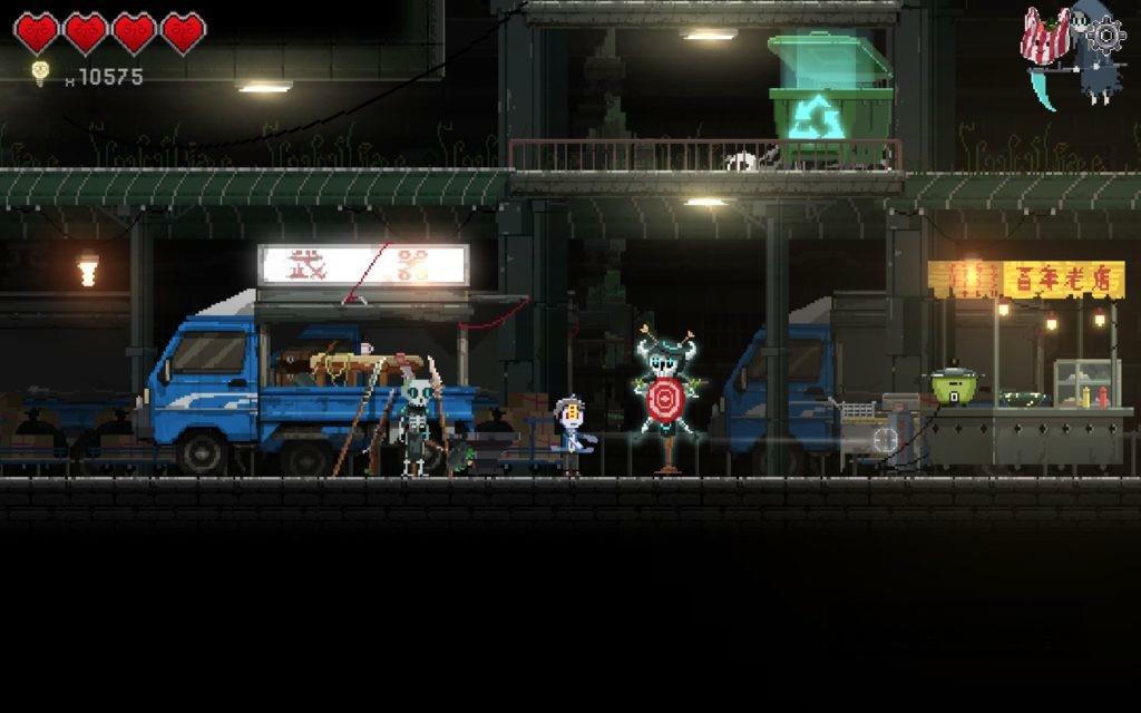 《餐瘾地城》v1.4.2，steam好评如潮的像素风横版动作游戏