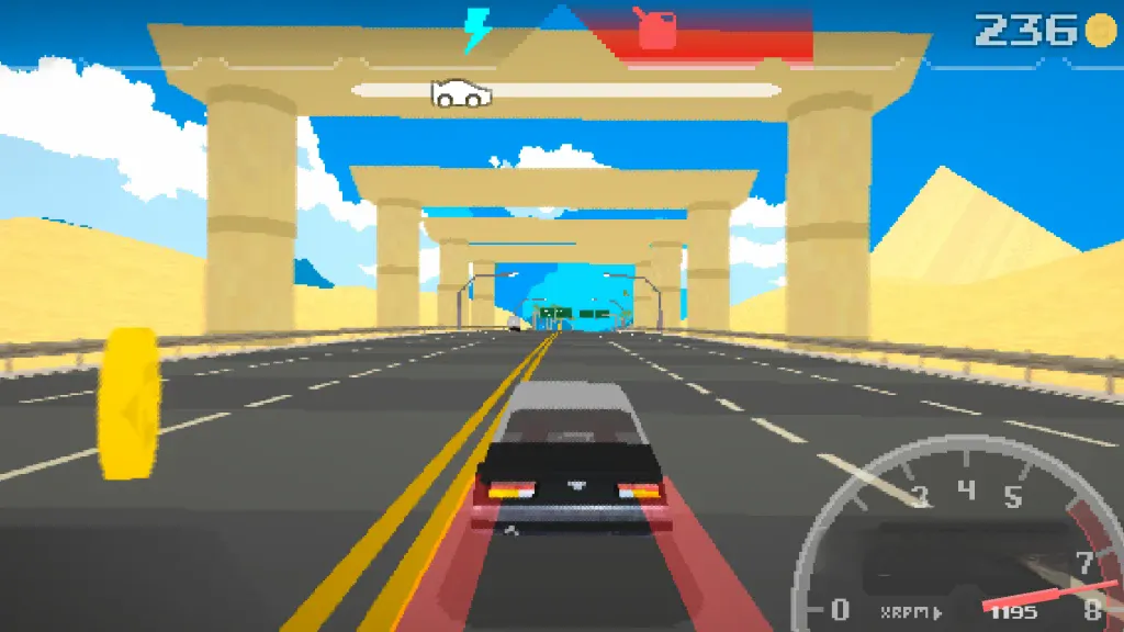 《永远的纽多里》v1.2.4，steam特别好评的3D像素风复古街机赛车游戏