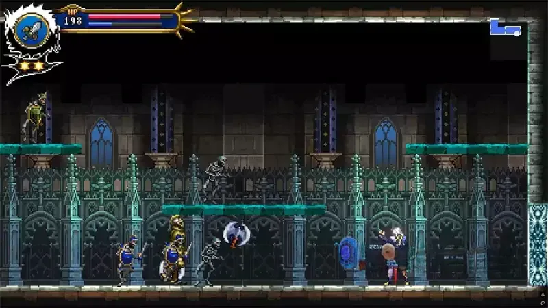 《恶魔城：黑暗遗迹》v1.0.0，原汁原味的高品质恶魔城同人游戏，以《恶魔城：黑暗诅咒》赫克特为主角的2D横版动作游戏