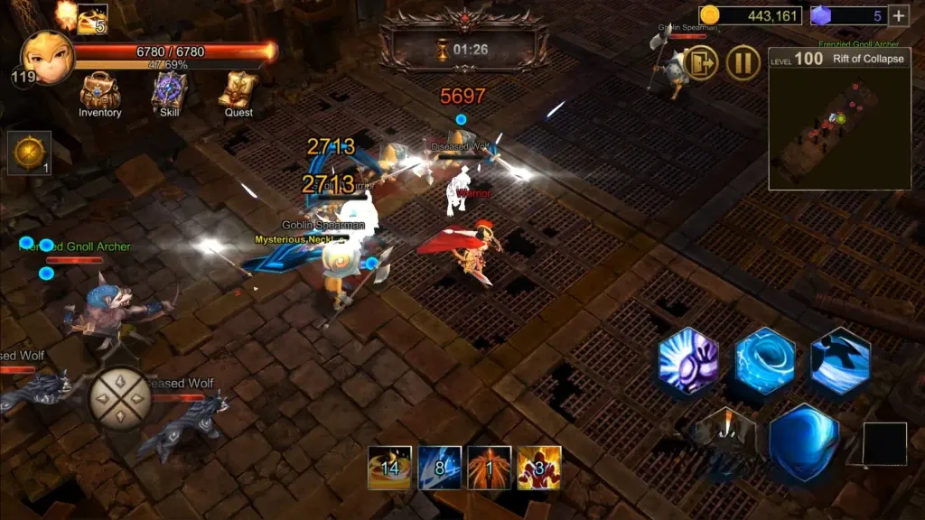 《锈蚀战斧》v1.0.24，暗黑风格的3D俯视角砍杀动作肉鸽RPG游戏
