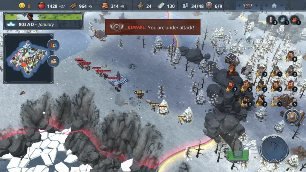 《北境之地》全DLC解锁完整版，Steam特别好评的北欧神话背景高品质即时战略游戏