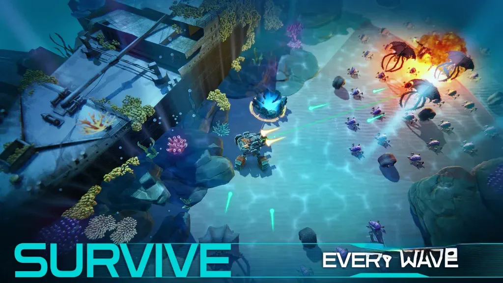 《海洋守护者：穹顶生存》v1.0.6，steam特别好评的海底采矿塔防肉鸽动作冒险游戏