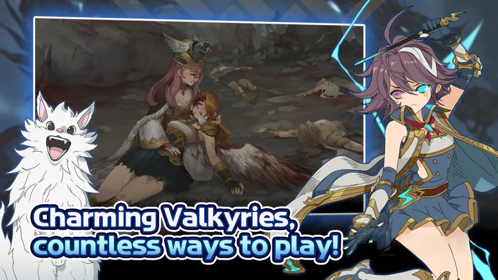 《十女武神》v1.1.28，以北欧神话为背景的二次元放置RPG游戏