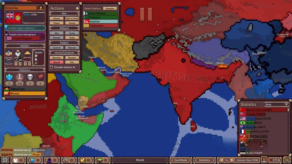 《冲突时代：世界大战》v4.4.0，steam好评如潮的高自由度沙盘战争模拟世界大战略游戏