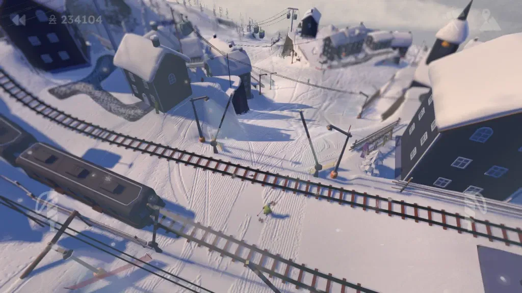 《雪山滑雪大冒险2》v1.0400，3D高画质开放世界滑雪冒险游戏