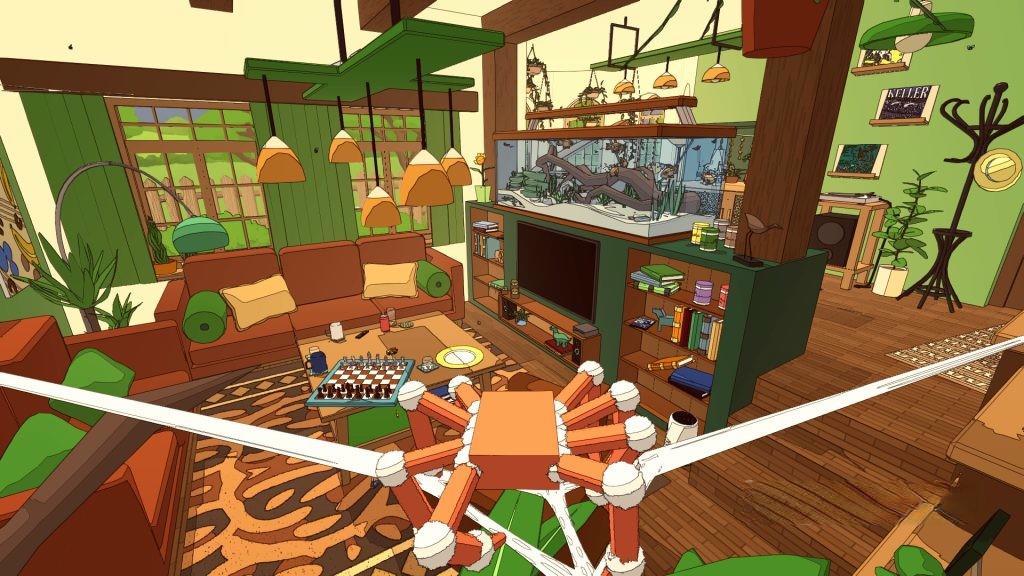 《织带之旅》v0.14.4，steam好评如潮的扮演蜘蛛物理沙盒动作冒险游戏