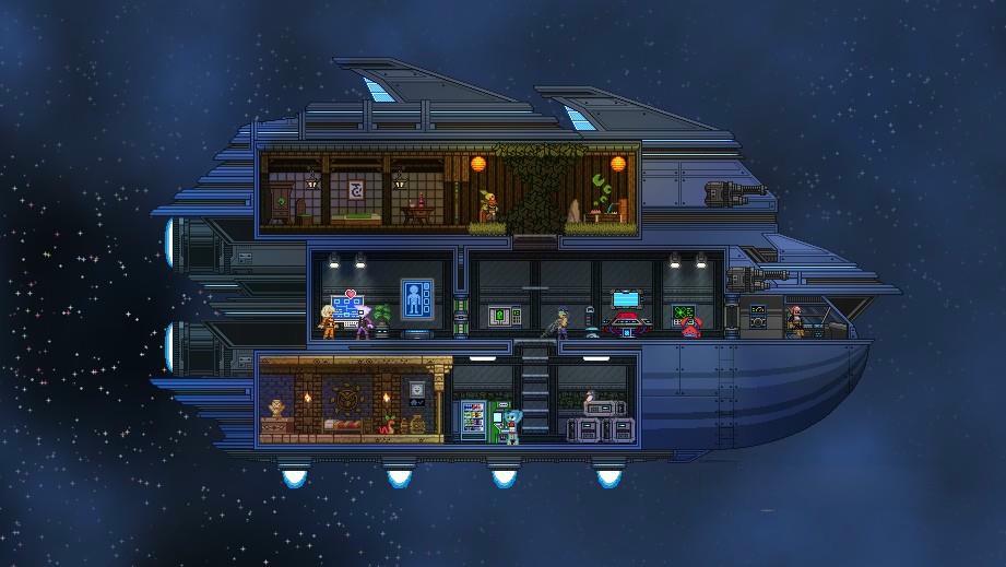 《星界边境》v1.4.4，steam特别好评的2D像素风科幻宇宙沙盒冒险游戏