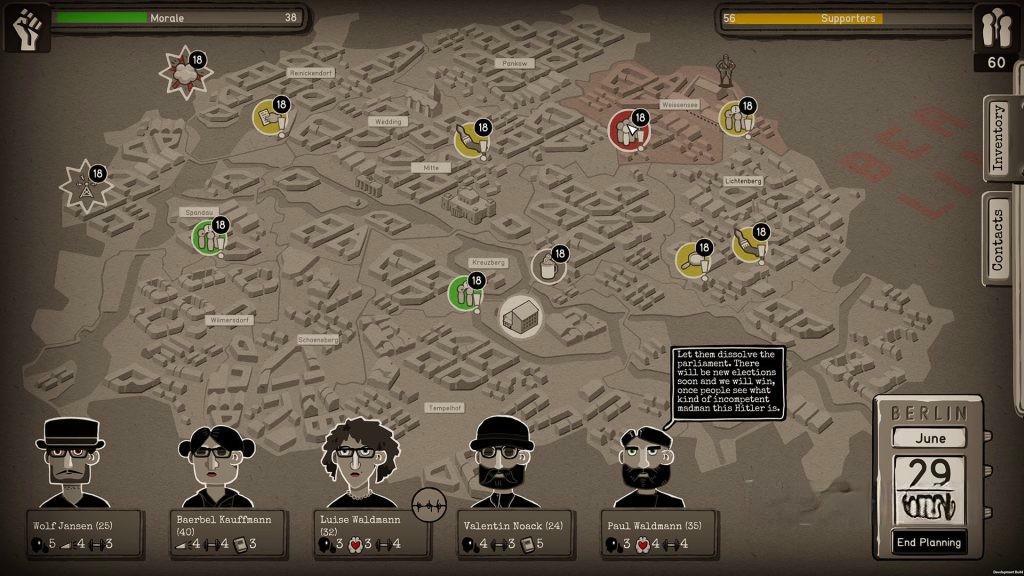 《走过至暗时刻》v1.0.20，steam特别好评的二战德国背景回合制策略解谜游戏