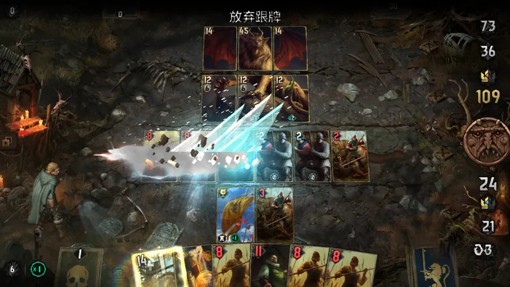 《巫师之昆特牌：王权的陨落》v722，Steam特别好评的高画质史诗级角色扮演卡牌战斗游戏