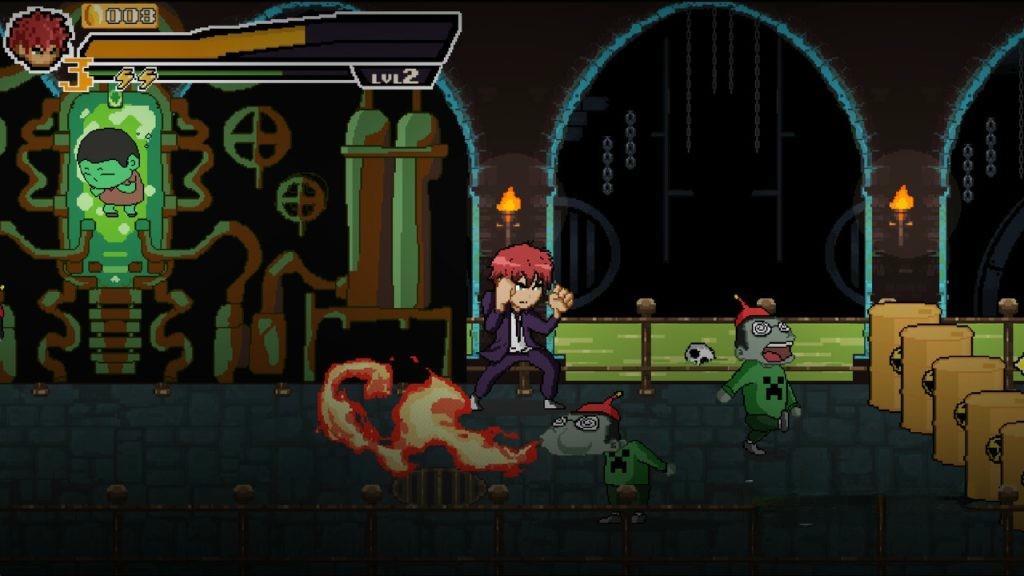 《学校英雄》，steam特别好评的2D横版校园热血动作游戏