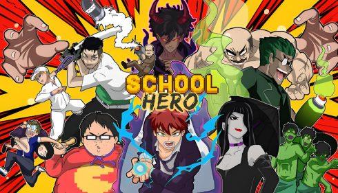 《学校英雄》,steam特别好评的2D横版校园热血动作游戏-绿树游戏社区