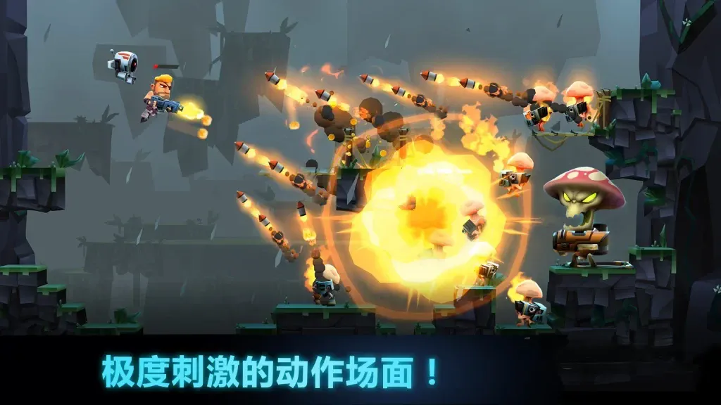 《自动枪支英雄》v1.15.2，火爆的2D动作平台射击肉鸽游戏