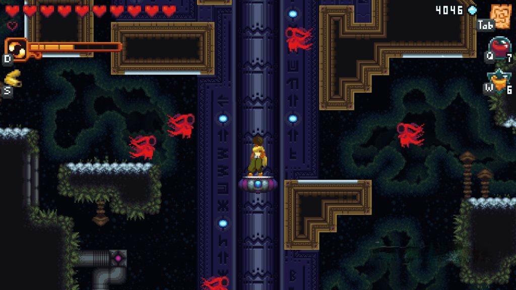 《丹达拉：恐惧试炼》v1.5.24，steam特别好评的2D银河恶魔城平台动作弹射跳跃游戏