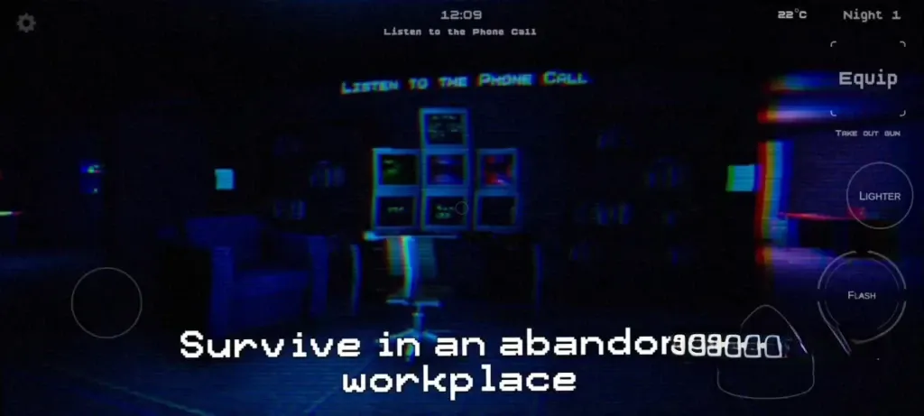 《Office 21：复古恐怖》v2.2，探索诡异办公大楼的第一人称生存恐怖游戏