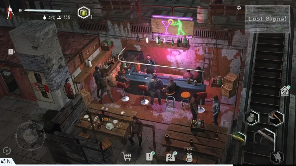 《地铁2055：末日求生》汉化版+英文原版v0.0.389，3D俯视角高品质末日生存动作角色扮演游戏