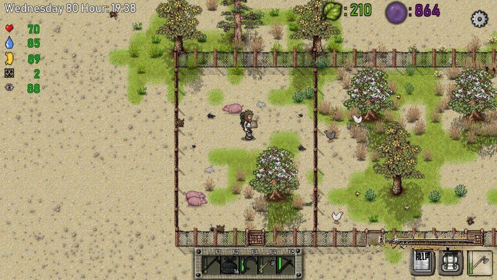 《绿洲计划》v1.4.2.02，steam特别好评的像素风沙盒生存游戏