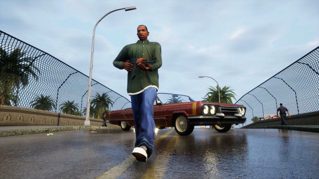 《侠盗猎车手GTA三部曲重制版》最终版合集，开放世界犯罪动作冒险游戏