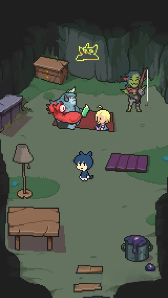 《如果猫的愿望能实现》v1.0.2，steam特别好评的短篇像素日式RPG冒险游戏