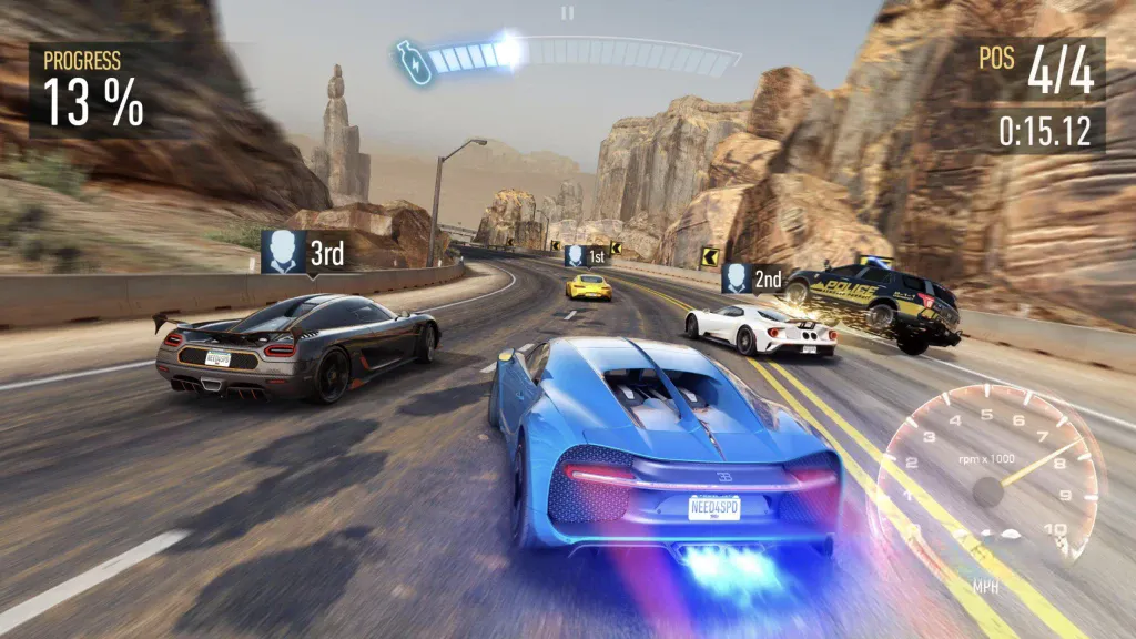 《极品飞车：无限狂飙》v9.4.1，EA出品的3D高画质警匪追逐街头赛车竞速游戏