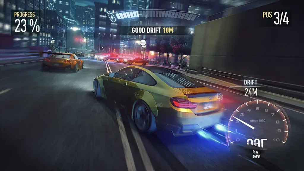 《极品飞车：无限狂飙》v9.4.1，EA出品的3D高画质警匪追逐街头赛车竞速游戏