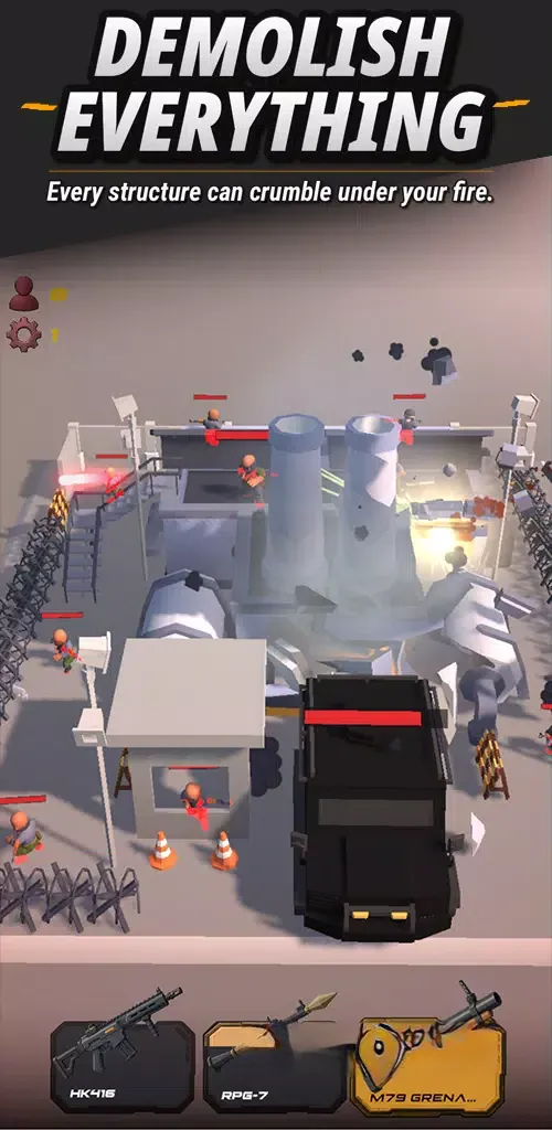 《打击降临》v1.0.8，用多种武器从空中倾泻火力的快节奏街机风格射击游戏