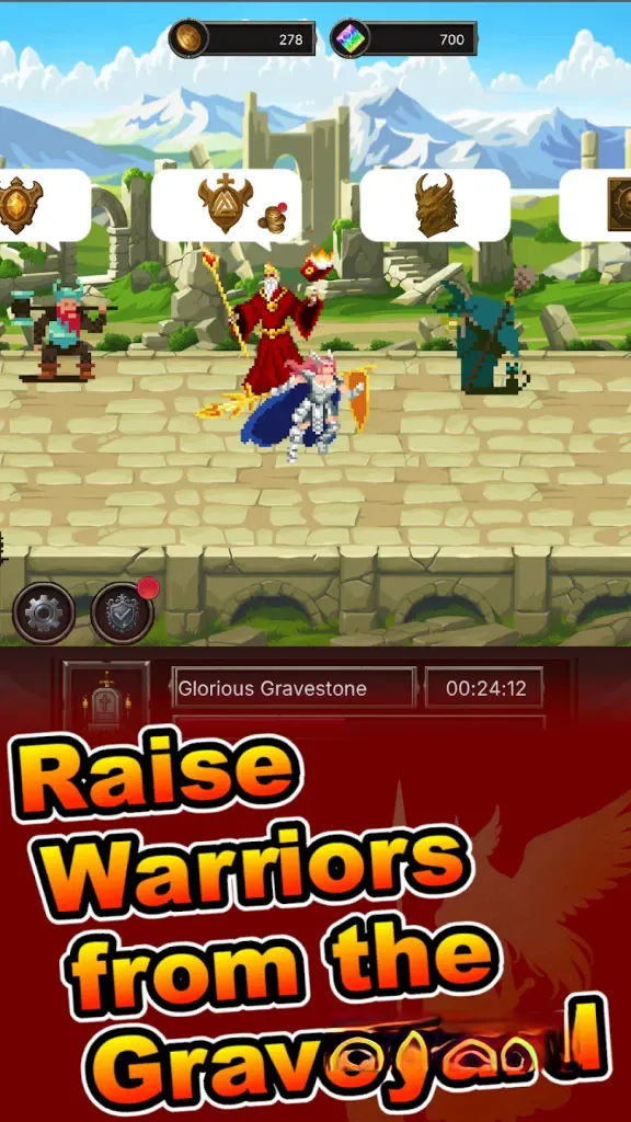 《墓地女武神》v1.0.23，融合塔防策略与放置玩法的像素风动作RPG游戏