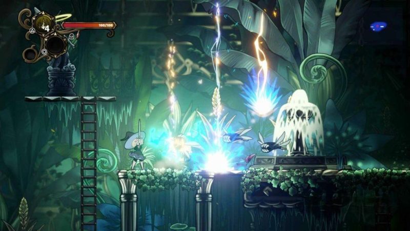 《不寐之境：女巫与魔咒》v1.4.0，类似《空洞骑士》的高画质2D横版类银河恶魔城肉鸽动作游戏-绿树游戏社区