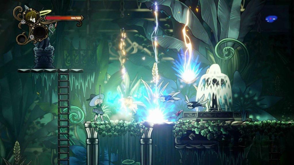 《不寐之境：女巫与魔咒》v1.4.0，类似《空洞骑士》的高画质2D横版类银河恶魔城肉鸽动作游戏