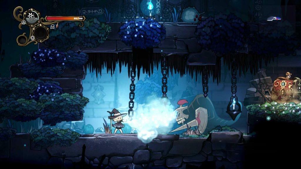 《不寐之境：女巫与魔咒》v1.4.0，类似《空洞骑士》的高画质2D横版类银河恶魔城肉鸽动作游戏