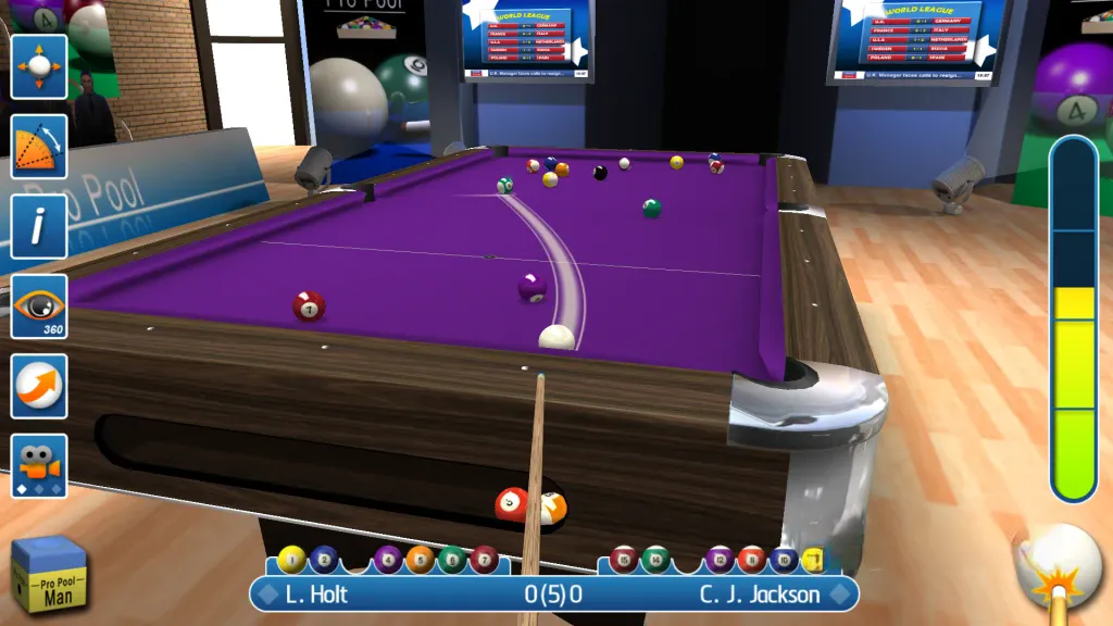 《3D拟真台球Pro pool 2024》v1.57，高画质3D台球模拟手游