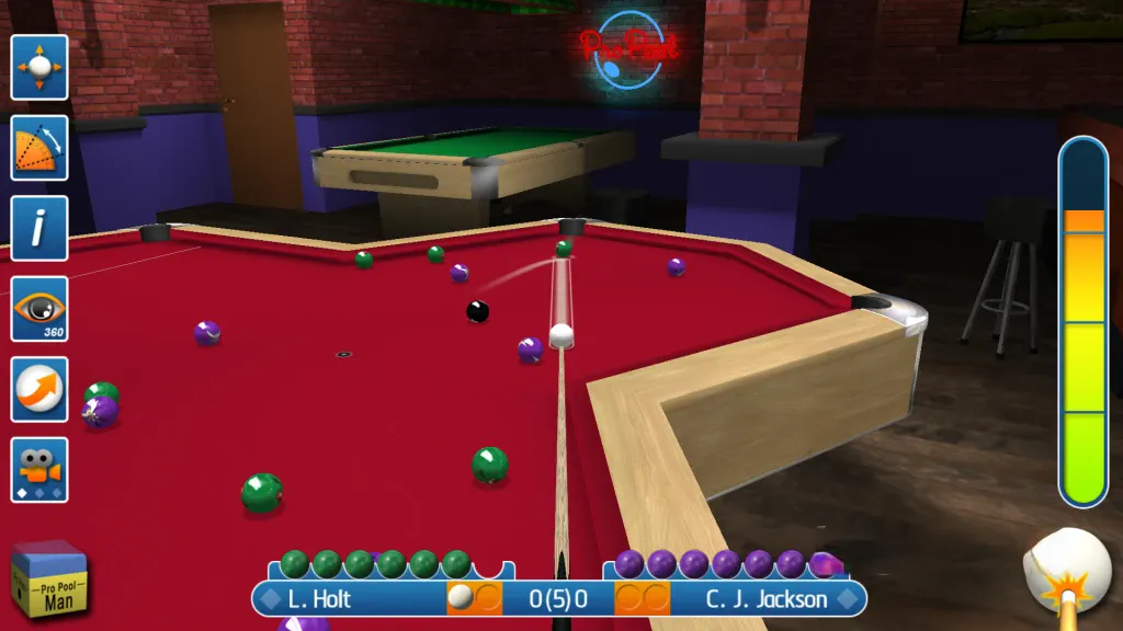 《3D拟真台球Pro pool 2024》v1.57，高画质3D台球模拟手游